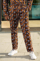 African Pants In Amazing Mud Cloth - Continent Clothing