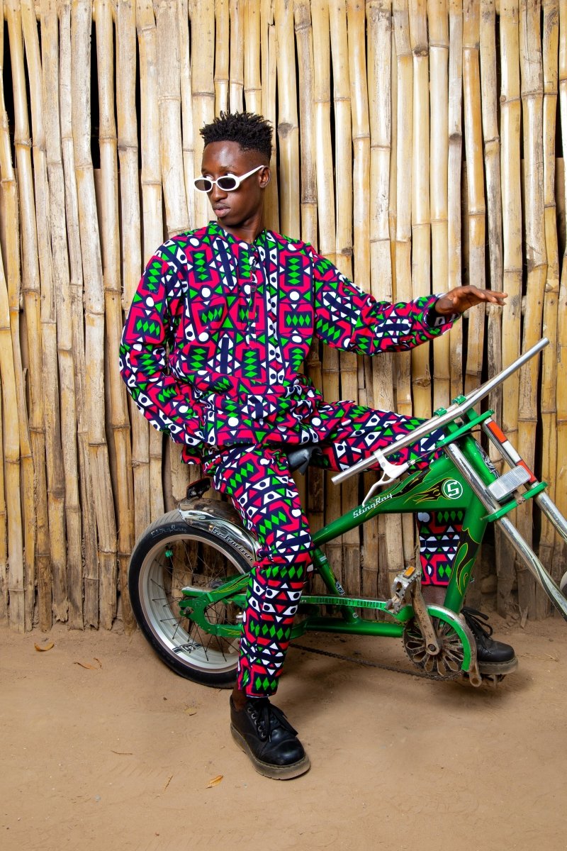 African Pants In Electric Pink Samakaka - The Continent Clothing