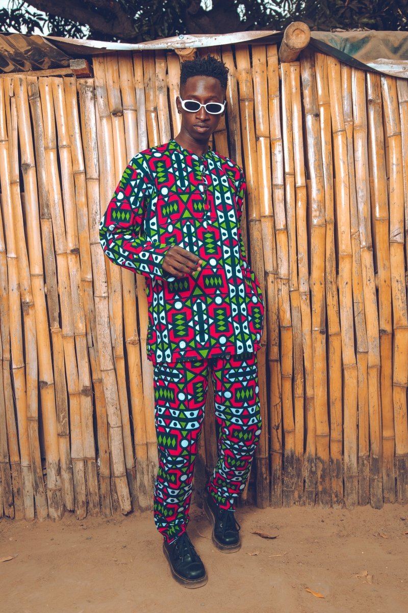 African Pants In Electric Pink Samakaka - The Continent Clothing