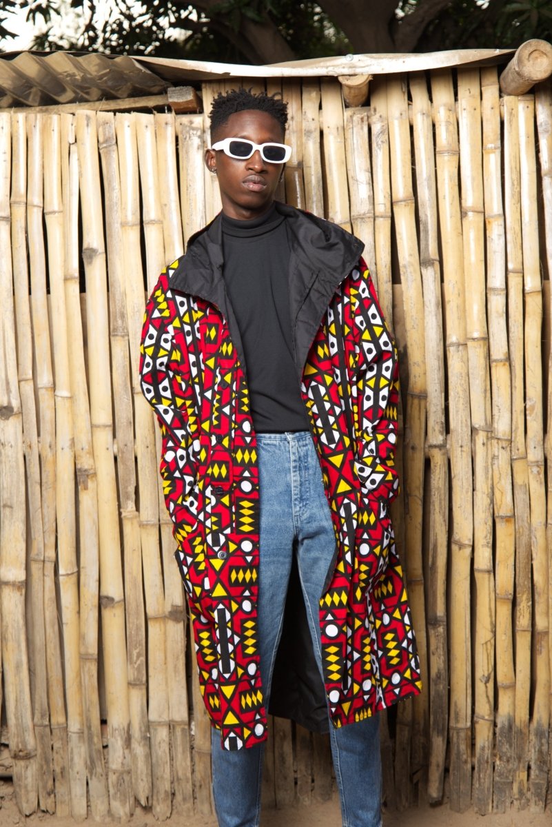 African Parka In Electric Red - The Continent Clothing