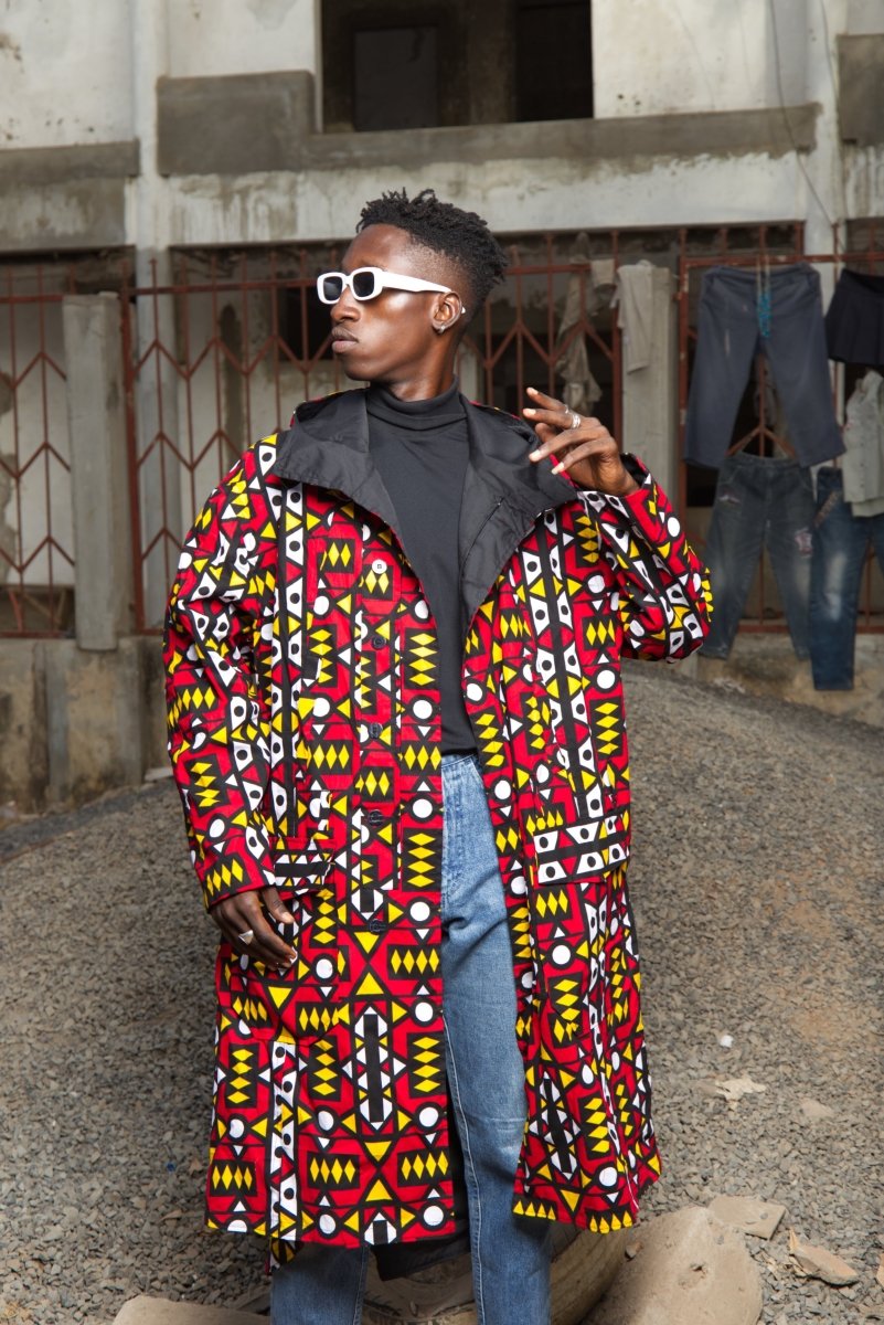 African Parka In Electric Red - The Continent Clothing