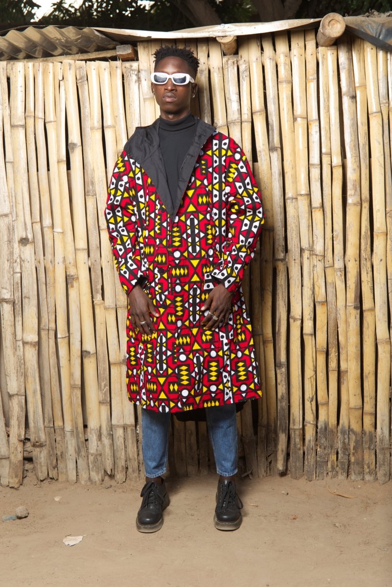 African Parka In Electric Red - The Continent Clothing