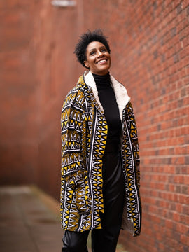 Parco africano in Patchwork - Cappotto Africano