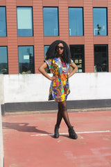 African Patchwork Dress - Festival Dress - Continent Clothing