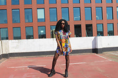 African Patchwork Dress - Festival Dress - Continent Clothing