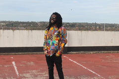 African Patchwork Shirt - Colour Crazy Festival Shirt - Continent Clothing