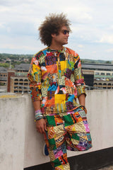 African Patchwork Shirt - Eco Friendly Shirt - Ethical Clothing - Continent Clothing