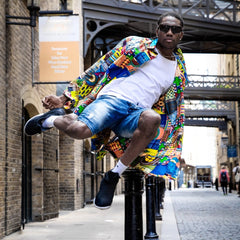 African Patchwork Shirt - Eco Friendly Shirt - Ethical Clothing - Continent Clothing