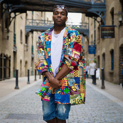 African Patchwork Shirt - Eco Friendly Shirt - Ethical Clothing - Continent Clothing