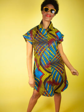African Dress in Amazing Kente