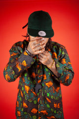 African Print Shirt In Fishy Green - Continent Clothing