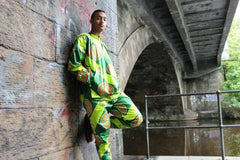 African Print Shirt in Green - African Clothing - Continent Clothing