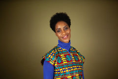 African Shift Dress In Kente - Continent Clothing