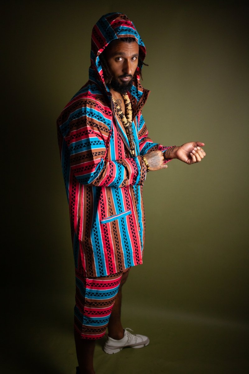 African Shorts In Vivid Pink - Continent Clothing