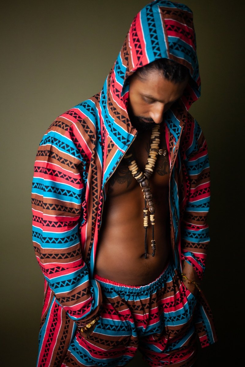 African Shorts In Vivid Pink - Continent Clothing