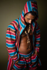 African Shorts In Vivid Pink - Continent Clothing