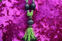 African Statement Necklace with Masai Beadwork - Continent Clothing