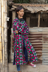 African Summer Coat in Electric Pink - The Continent Clothing