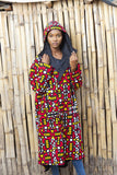 African Summer Coat In Electric Red - The Continent Clothing