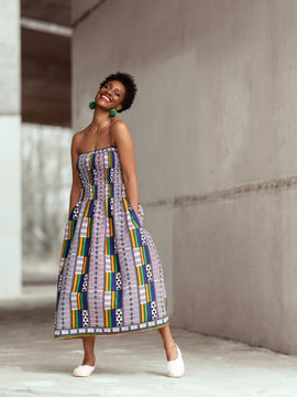 Abito africano in incredibile Kente