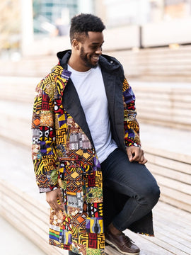 African Summer Parka In Patchwork
