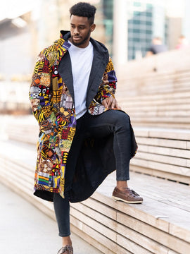 African Summer Parka In Patchwork