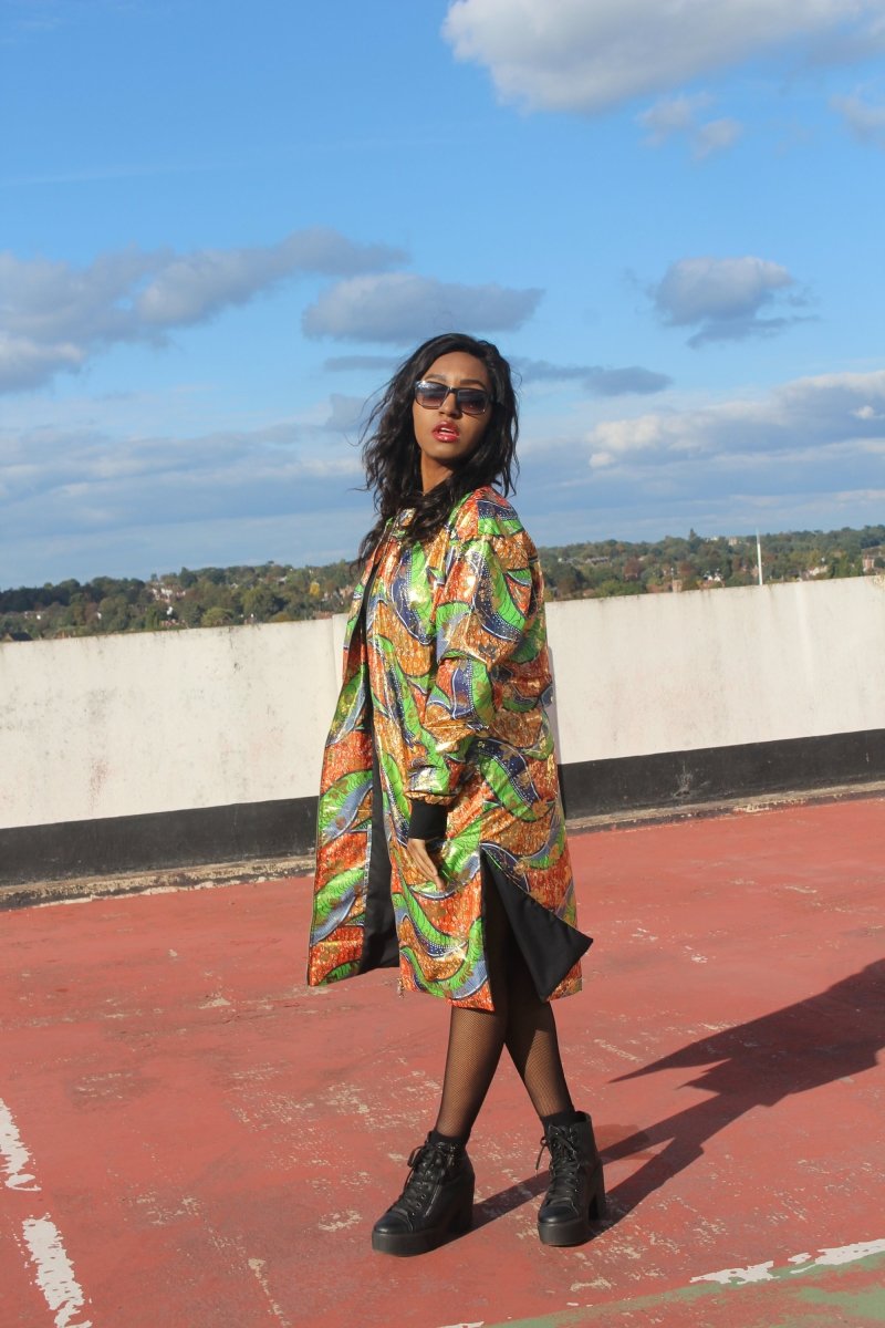African Print Kimono Jacketafrican Clothing for Womenankara 