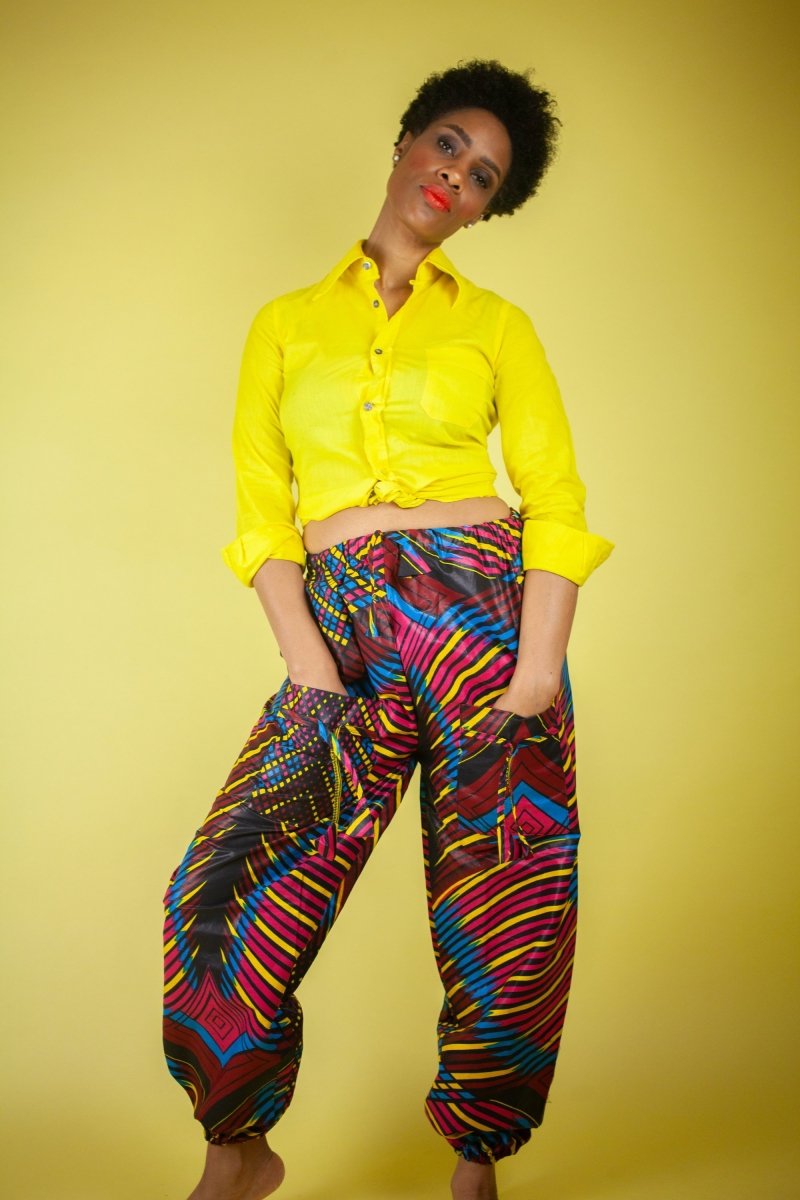 African Trousers In Beautiful Wow Print - The Continent Clothing