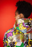 African Winter Coat In Crazy Patchwork - Continent Clothing