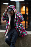 African Winter Coat In Electric Pink - Continent Clothing