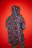 African Winter Coat In Electric Pink - Continent Clothing