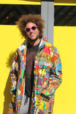 African Woolen Parka in Patchwork - African Winter Coat - Continent Clothing