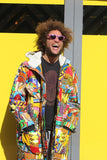 African Woolen Parka in Patchwork - African Winter Coat - Continent Clothing