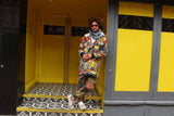 African Woolen Parka in Patchwork - African Winter Coat - Continent Clothing