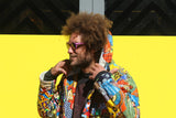 African Woolen Parka in Patchwork - African Winter Coat - Continent Clothing