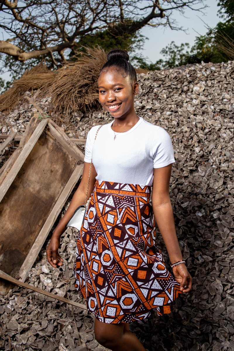 African Wrap Skirt Mud Cloth - The Continent Clothing
