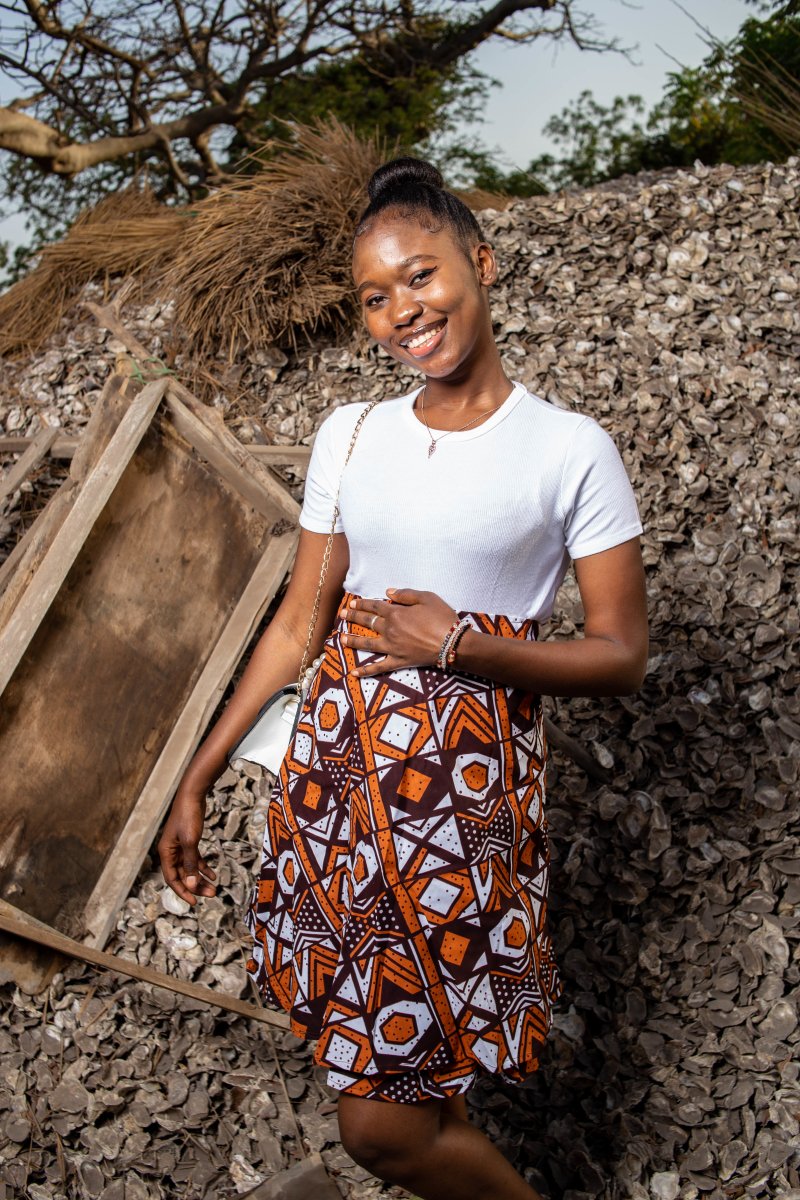 African Wrap Skirt Mud Cloth - The Continent Clothing