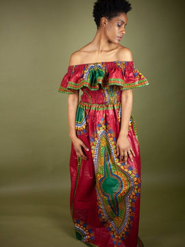 Stupefacente Sumakaka African Maxi Dress
