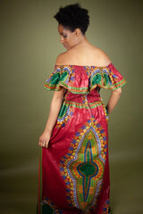 Amazing Dashiki African Maxi Dress - Continent Clothing