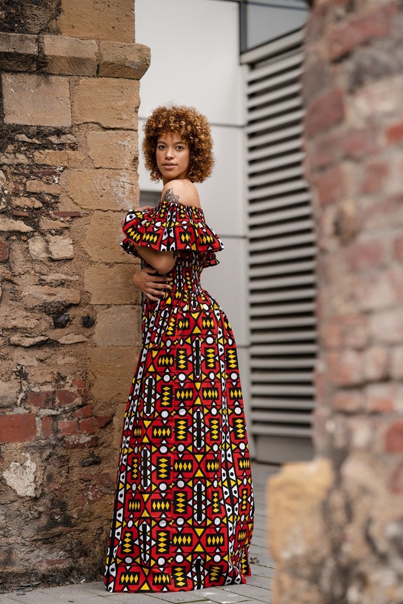 Amazing Sumakaka African Maxi Dress - Continent Clothing