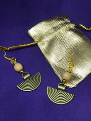 Boho Earrings with Brass - Continent Clothing