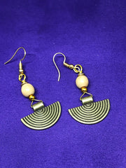 Boho Earrings with Brass - Continent Clothing