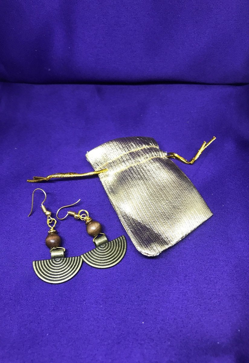 Brass Boho Earrings - Continent Clothing