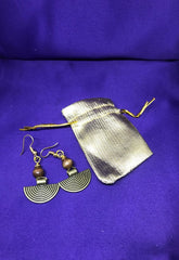 Brass Boho Earrings - Continent Clothing