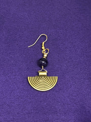Brass Boho Earrings With Tribal Influence - Continent Clothing