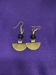 Brass Boho Earrings With Tribal Influence - Continent Clothing 