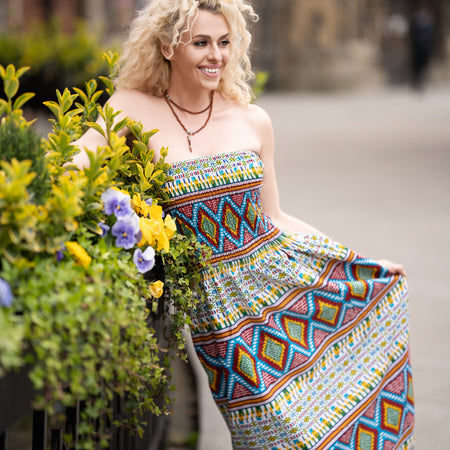 African Dress in Amazing Kente