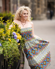 African Dress in Beautiful Kente - Continent Clothing