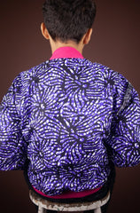 Children's African Jacket In Chilled Purple - Continent Clothing