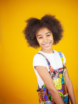 Kinder Patchwork Dungarees